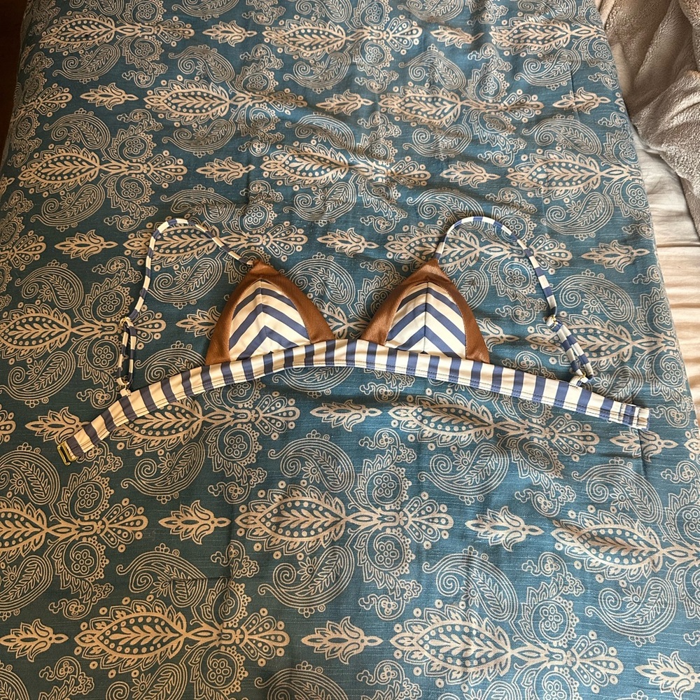 NWOT Amuse Society Helen Triangle Bikini Top